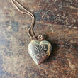 Load image into Gallery viewer, Outlet Heart locket Rosegold Flowers