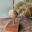 Load image into Gallery viewer, Round Locket with flower detail rosegold necklace