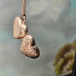 Load image into Gallery viewer, Outlet Heart locket Rosegold Flowers