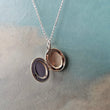 Load image into Gallery viewer, Silver Oval Locket Necklace