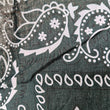 Load image into Gallery viewer, Bandana Scarf - Dark Green Cotton (pre washed )