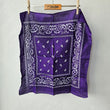 Load image into Gallery viewer, Bandana Scarf - DARK Purple Cotton ( pre Washed )