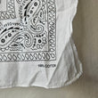 Load image into Gallery viewer, Bandana Scarf - White Cotton ( pre washed )