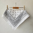 Load image into Gallery viewer, Bandana Scarf - White Cotton ( pre washed )