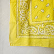 Load image into Gallery viewer, Bandana Scarf - Light Yellow Cotton ( pre washed )