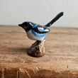 Load image into Gallery viewer, Blue wren on rock