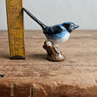 Load image into Gallery viewer, Blue wren on rock