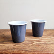 Load image into Gallery viewer, Vintage Style 2 Tone Tumbler - Dark Grey/White 300ML