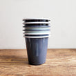 Load image into Gallery viewer, Vintage Style 2 Tone Tumbler - Dark Grey/White 300ML