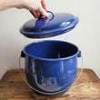 Load image into Gallery viewer, Enamel Billy 4L - Blue/White Speckle
