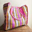 Load image into Gallery viewer, Nylon Tote Bag - Pink/Yellow