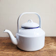 Load image into Gallery viewer, Tea Kettle 2L - White/Blue Rim