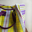Load image into Gallery viewer, Nylon Tote Bag - Yellow/Purple