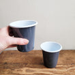 Load image into Gallery viewer, Vintage Style 2 Tone Tumbler - Dark Grey/White 300ML