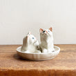Load image into Gallery viewer, Salt & Pepper White Cats