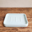 Load image into Gallery viewer, Soap Dish 13cm - Duck Egg/Grey Rim