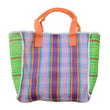 Load image into Gallery viewer, Nylon Tote Bag - Orange/Green