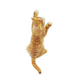 Load image into Gallery viewer, Ceramic Brown Cat Climbing