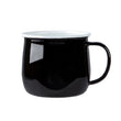 Load image into Gallery viewer, Enamel Belly Mug 375ml - Black