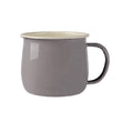 Load image into Gallery viewer, Enamel Belly Mug - Grey/Cream 375ml