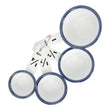 Load image into Gallery viewer, 4PC Enamel Measuring Cup Set - Green/White