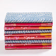 Load image into Gallery viewer, Jute Paper Batik Fabric Cover Journal - Blue