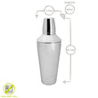Load image into Gallery viewer, 800ml Stainless Steel Manhattan Cocktail Shaker