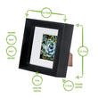 Load image into Gallery viewer, 4" x 4" 3D Box Photo Frame - Black