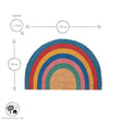 Load image into Gallery viewer, Rainbow Door Mat 60x40cm