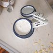 Load image into Gallery viewer, 4PC Enamel Measuring Cup Set - Green/White