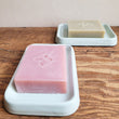 Load image into Gallery viewer, Soap Dish 13cm - Duck Egg/Grey Rim