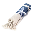 Load image into Gallery viewer, Outlet Turkish Beach Towel - Dark Blue Stripe