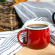 Load image into Gallery viewer, Outlet Enamel Belly Mug - Red 375ml