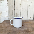 Load image into Gallery viewer, Outlet Camping Enamel Mug 8cm - White