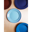 Load image into Gallery viewer, Flat Enamel Plate 24cm - Baby Blue