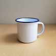 Load image into Gallery viewer, Outlet Camping Enamel Mug 9cm - White