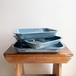 Load image into Gallery viewer, Enamel Baking Pan 37cm - Grey