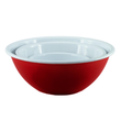 Load image into Gallery viewer, Vintage Style Enamelware 2 Tone Mixing Bowl Set 3PC - Red/White