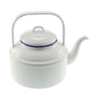 Load image into Gallery viewer, Tea Kettle 2L - White/Blue Rim