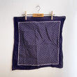 Load image into Gallery viewer, Bandana Scarf - Navy w/ White Spots