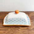 Load image into Gallery viewer, Hand Painted Butter Dish - 18.5cm Light Blue