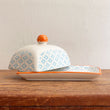 Load image into Gallery viewer, Hand Painted Butter Dish - 18.5cm Light Blue