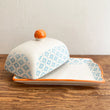 Load image into Gallery viewer, Hand Painted Butter Dish - 18.5cm Light Blue