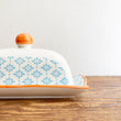 Load image into Gallery viewer, Hand Painted Butter Dish - 18.5cm Light Blue
