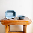 Load image into Gallery viewer, Enamel Oblong Pie Dish 20cm - Grey