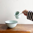 Load image into Gallery viewer, Enamel Butter Melter- 350ml - Duck Egg Blue