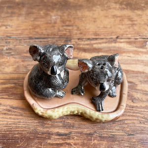 Ceramic Salt & Pepper Shaker - Koala