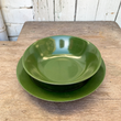 Load image into Gallery viewer, Outlet Camping Bamboo Fibre Degradable Plate 25CM - Green