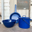 Load image into Gallery viewer, Outlet Camping 26CM Enamel Frying Pan - Blue