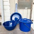 Load image into Gallery viewer, Outlet Camping 22CM Enamel Bowl - Blue